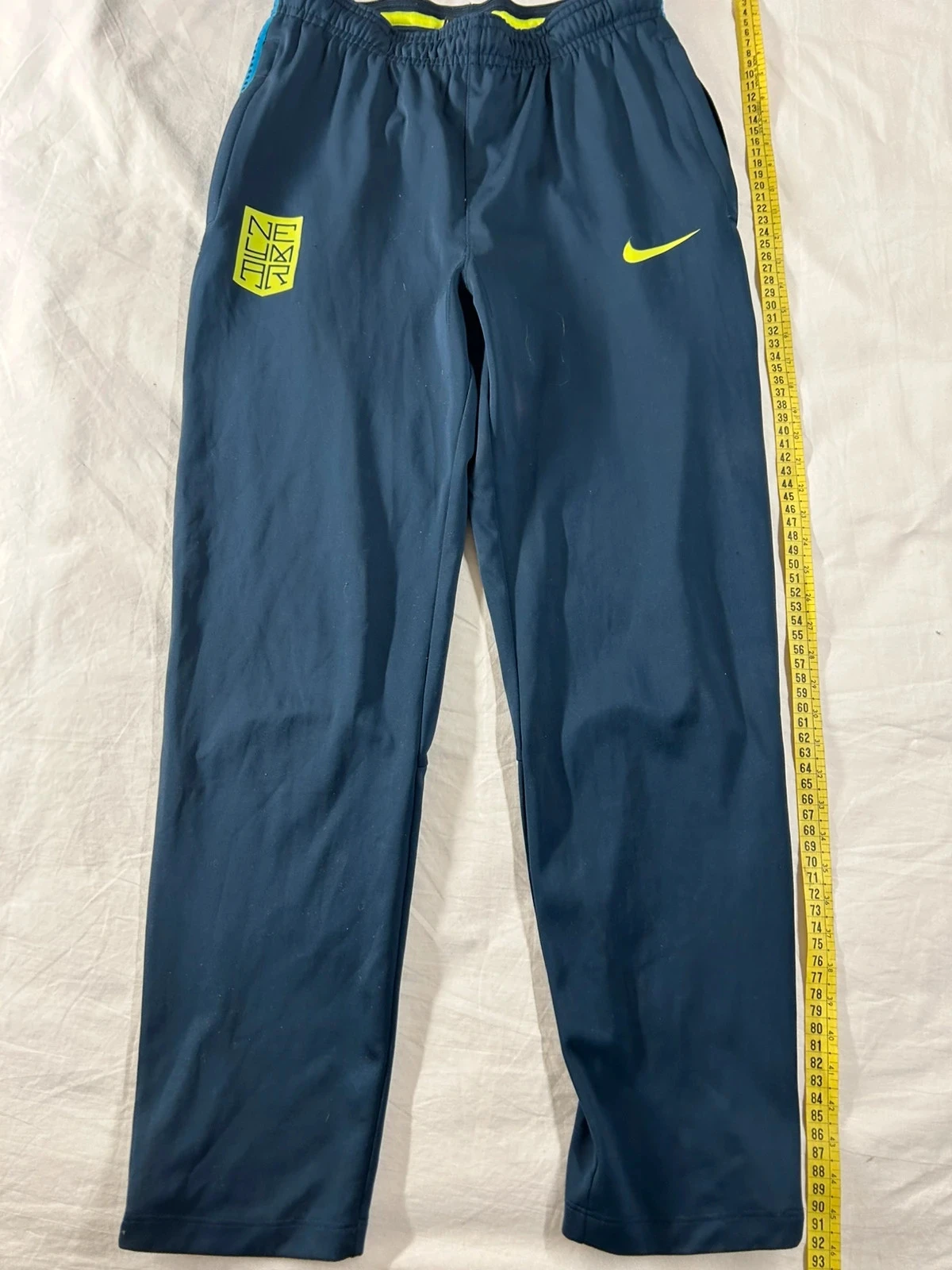 Calça de jogging de moletom azul marinho Nike dri fit tamanho 13 anos – photo 2
